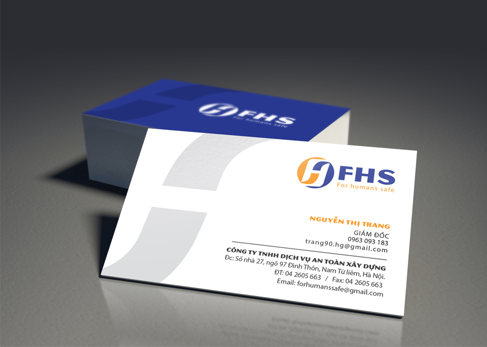 FHS - Thiết kế logo và hệ thống nhận diện thương hiệu dịch vụ bảo hộ lao động FHS